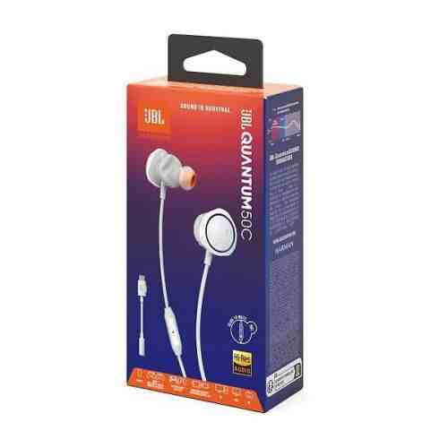 JBL Quantum 50 C Wired In-Ear Gaming Headphones White EU