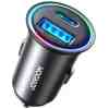 Joyroom Car Charger Mini, C+U, 60W, Black (JR-CCN04) - Image 3