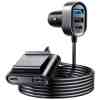 Joyroom Car Charger 5-in-1, C+C+U+U+U, QC 3.0, PD 3.0, FCP, AFC, 12V/24V, 72W, Black (JR-CL05) - Image 2