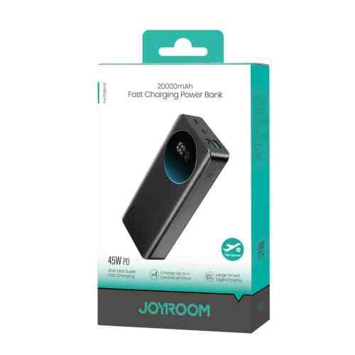 Joyroom Power Bank with Digital Display C+C+U+U, PD 45W, 20000 mAh, Black (JR-PBF02 Pro)