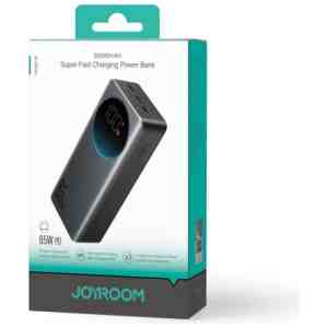 Joyroom Power Bank with Digital Display C+U+U, PD 65W, 30000 mAh, Black (JR-PBF05 Pro)
