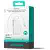 Joyroom Power Bank with Digital Display, C+U+U, PD 35W, 10000 mAh with Built-in Retractable Type-C and Lightning Lanyard cable (0.7m), White (JR-PR2L)