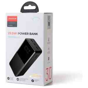 Joyroom Power Bank with Digital Display C+U+U, PD 22.5W, 30000 mAh, Black (JR-QP193)