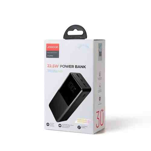 Joyroom Power Bank with Digital Display C+U+U, PD 22.5W, 30000 mAh, Black (JR-QP193)