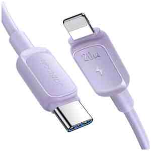 Joyroom Type-C - Lightning Cable Multi-Color Series A14, 20W, 480mb/s, 1.2m, Purple (S-CL020A11P)