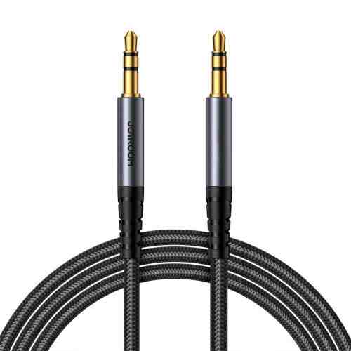 Joyroom Audio Cable Stereo, 3.5 mm Mini Jack, 1.2m, Black (SY-A08) - Image 3