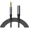 Joyroom Audio Cable Stereo, 3.5 mm Mini Jack, 1.2m, Black (SY-A09)