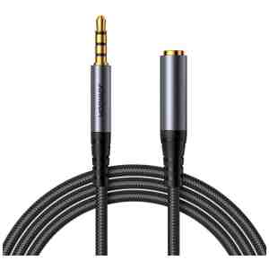 Joyroom Audio Cable Stereo, 3.5 mm Mini Jack, 1.2m, Black (SY-A09)