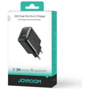 Joyroom Travel Charger C+U. PD 25W, SFC, PPS, Black (JR-TCF13)