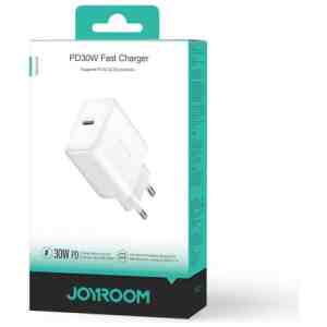 Joyroom Travel Charger Type-C. PD 30W, SFC, PPS, White (JR-TCF24)