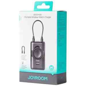 Joyroom Power Bank Magnetic Wireless Charging for Apple Watch, C+Lightning, 3W, 5000 mAh, with Type-C - Lightning Cable, Black (JR-W13)