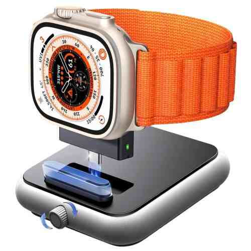 Joyroom Wireless Charger for Apple Watch, Black (JR-WQW03) - Image 3