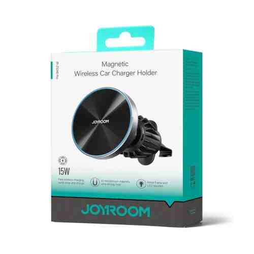 Joyroom Car Mount Wireless Charger (Airvent Version) 4.7 - 6.8 inch 15W, Black (JR-ZS240-PRO) - Image 2