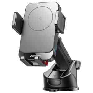 Joyroom Car Mount Magnetic Wireless Charger (Dashboard Version) 68 – 95 mm, 15W Max, with USB to Type-C cable (1m), Black (JR-ZS241S)