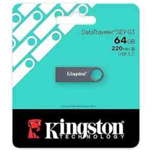 Kingston Pendrive 64GB DataTraveler SE9 G3 USB 3.2 Dark Nickle EU (KE-U2X64-1AC)