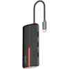LDNIO DS-25H μαύρο USB-C Hub 5 σε 1 με τρεις USB 3.0, HDMI και PD 100W