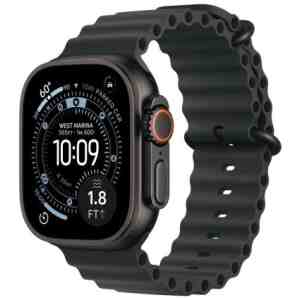 Apple Watch Ultra 3 (2025) GPS + Cellular 5G 49mm Black Titanium Case with Black Ocean Band EU MF0J4
