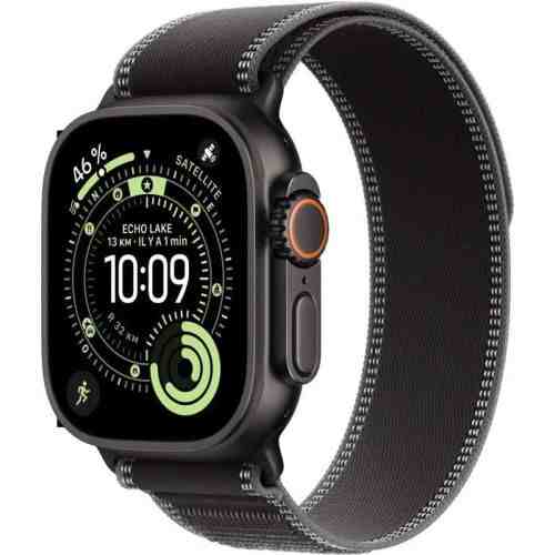 Apple Watch Ultra 3 (2025) GPS + Cellular 5G 49mm Black Titanium Case with Black Alpine Loop Small EU MF0Q4