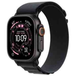 Apple Watch Ultra 3 (2025) GPS + Cellular 5G 49mm Black Titanium Case with Black Alpine Loop Medium EU MF0V4
