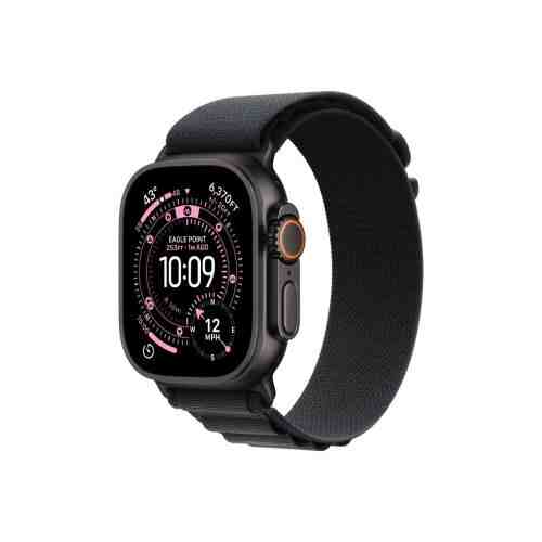Apple Watch Ultra 3 (2025) GPS + Cellular 5G 49mm Black Titanium Case with Black Alpine Loop Medium EU MF0V4