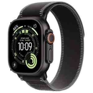 Apple Watch Ultra 3 (2025) GPS + Cellular 5G 49mm Black Titanium Case with Charcoal Trail Loop M/L EU MF1H4