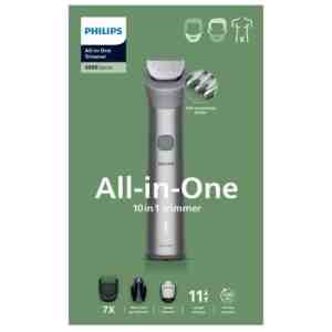 Philips Wet & Dry Multi Grooming Trimmer 10 in 1, Series 5000, MG5921/15 Black / Silver EU