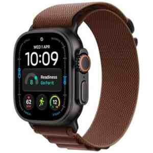 Apple Watch Ultra 4 (2026) GPS + Cellular 5G 49mm Black Titanium Case with Burgundy Alpine Loop Medium MJC14 - OPEN BOX