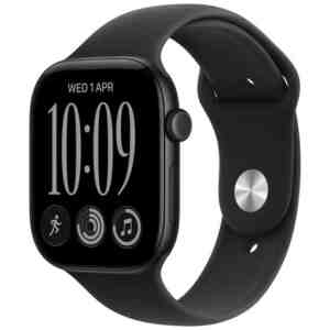 Apple Watch Series 12 (2026) GPS 42mm Black Alu Case, Black Sport Band S/M EU MJEA4
