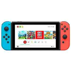 Nintendo Switch V2 Console Neon Red Blue EU