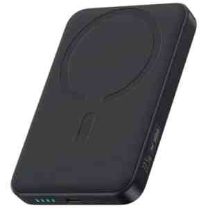 Baseus Power Bank EnerFill FM11 Ultra-Mini Magnetic (Magsafe Compatible), 22.5W, 10000 mAh, with Type-C Cable 0,30m, Black EU (P1008210E123-00)