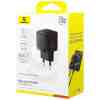 Baseus Travel Charger Palm Series Type-C, PD 3.0, QC 3.0, 20W, Black EU (P10111602113-00)