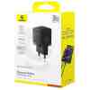 Baseus Travel Charger Palm Series Type-C, PD 3.0, QC 3.0, 30W, Black EU (P10111605113-00) - Image 2