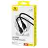 Baseus Cable Type-C - Type-C Pudding Series 480mb/s, 100W, 1.2m, Black (P10355702111-B1)