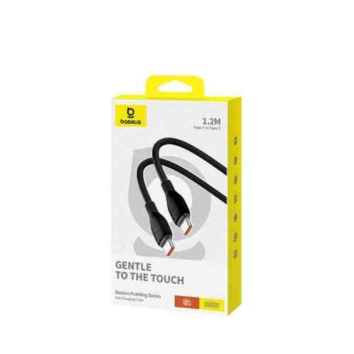 Baseus Cable Type-C - Type-C Pudding Series 480mb/s, 100W, 1.2m, Black (P10355702111-B1)