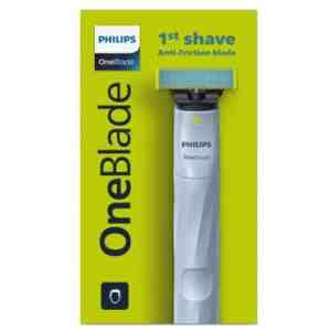 Philips Shaver OneBlade 1st Shave with Anti Friction Blade QP1324/20 Blue EU