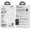 Joyroom Lightning - USB Cable 2.4A, 1.2m, White (S-1224N2)