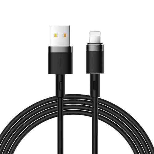 Joyroom Lightning - USB Cable 2.4A, 1.2m Black (S-1224N2) - Image 3
