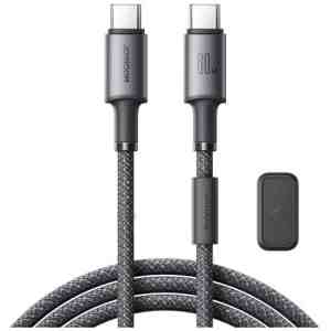 Joyroom Cable Type-C - Type-C A50 Unlimited Series, 60W, 480mb/s, 1.2m with Magnetic Organizer, Gray