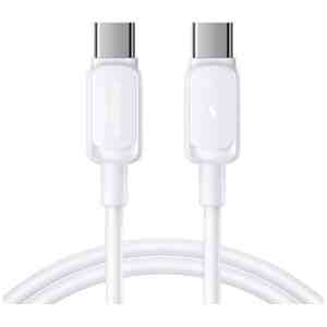Joyroom Type-C - Type-C Cable Multi-Color Series Cable A14, 60W, 480mb/s, 1.2m, White (S-CC100A141W)