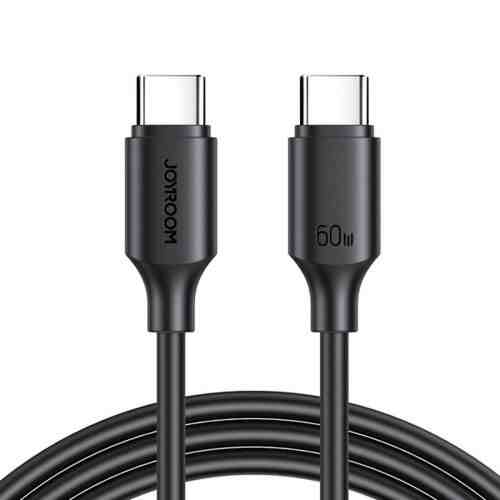 Joyroom Type-C - Type-C Cable 60W, 480Mb/s, 1m, Black (S-CC60A9) - Image 3