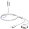 Joyroom Wireless Apple Watch Charger with Type-C and Lightning cable 1.5m, 3.5W, White (S-IW012) - Image 3