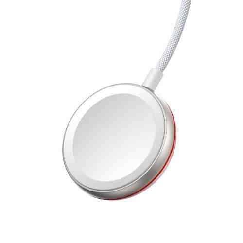 Joyroom Wireless Apple Watch Charger with Type-C and Lightning cable 1.5m, 3.5W, White (S-IW012) - Image 2