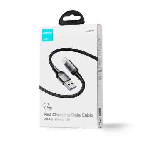 Joyroom USB - Lightning Cable, 2.4A, 1.2m, Black (S-UL012A10)