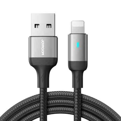 Joyroom USB - Lightning Cable, 2.4A, 1.2m, Black (S-UL012A10) - Image 3