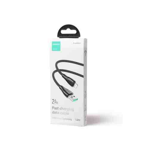 Joyroom USB - Lightning Cable Surpass Series, 2.4A, 1.2m, Black (S-UL012A11) - Image 2
