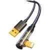 Joyroom Gaming Cable Lightning (Angled) - USB (Straight) cable 2.4A, 480mb/s, 1.2m, Black (S-UL012A6)