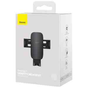 Baseus Car Mount Metal Age II Gravity on the vertical and horizontal ventilation grill Black (SUJS000001)