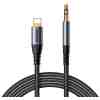 Joyroom Converter Lightning to 3.5mm Mini Jack Cable for iPhones and iPads, 1.2m, Black (SY-A06)