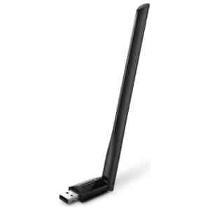TP-Link Adapter Archer T2U Plus AC600 Wireless, USB 2.0, 633Mbps, 802.11ac, Black EU
