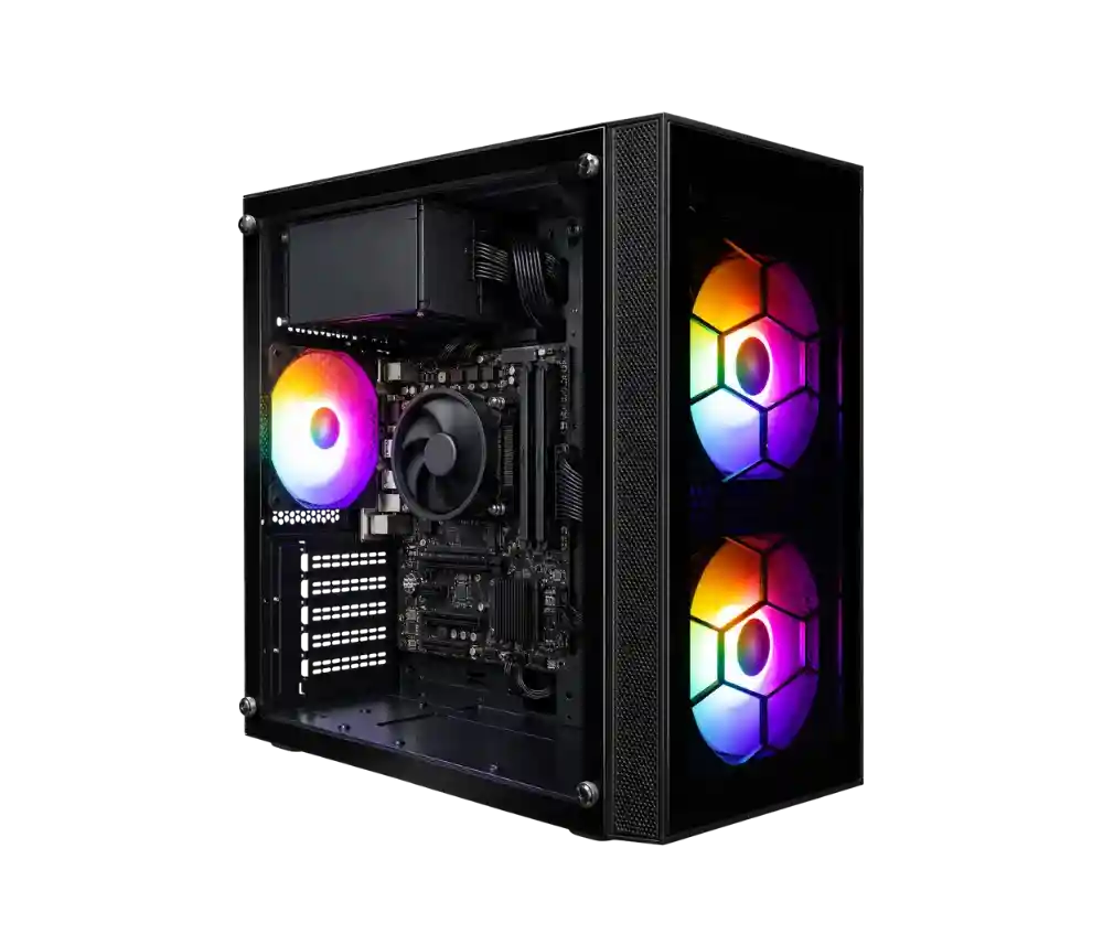 PC LAB Entry RGB Gaming PC με φωτιζόμενους ανεμιστήρες